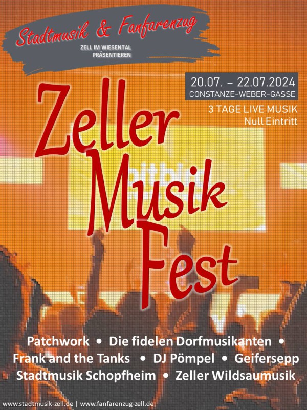 2024 ZellerMusikFest Plakat